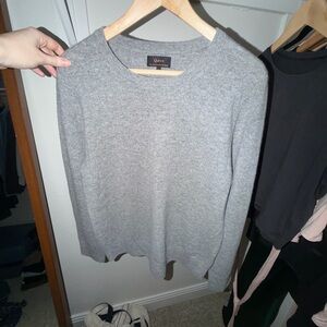Quince cashmere Gray Knit Top